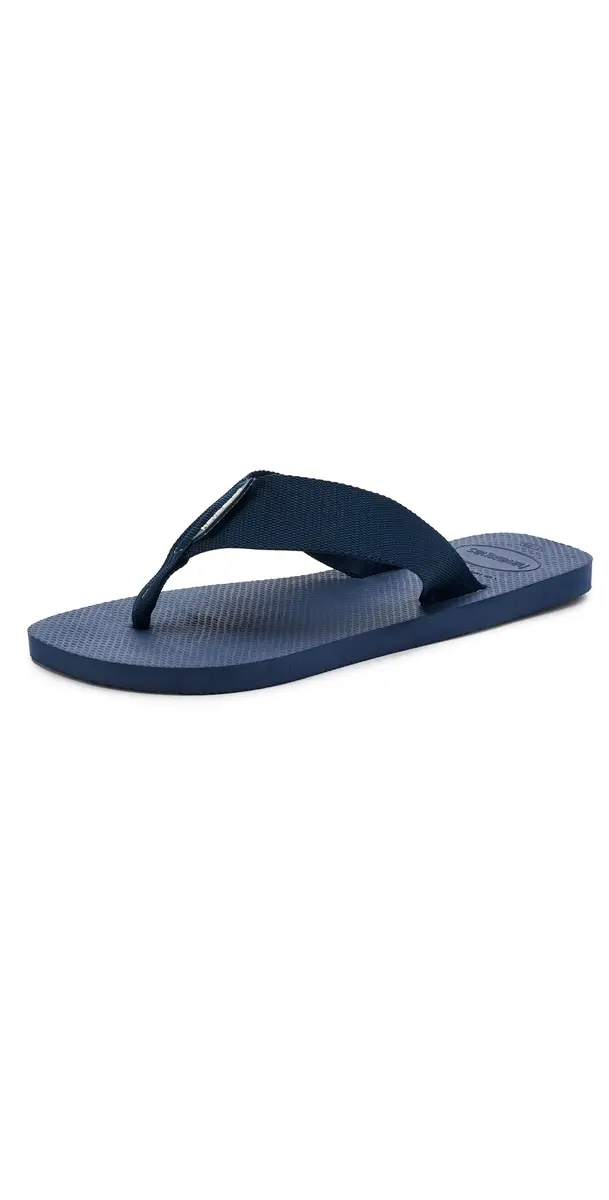 Havaianas Urban Basic Material Sandals Navy Blue | Image 1 Havaianas Urban Basic Material Sandals Navy Blue | Image 1