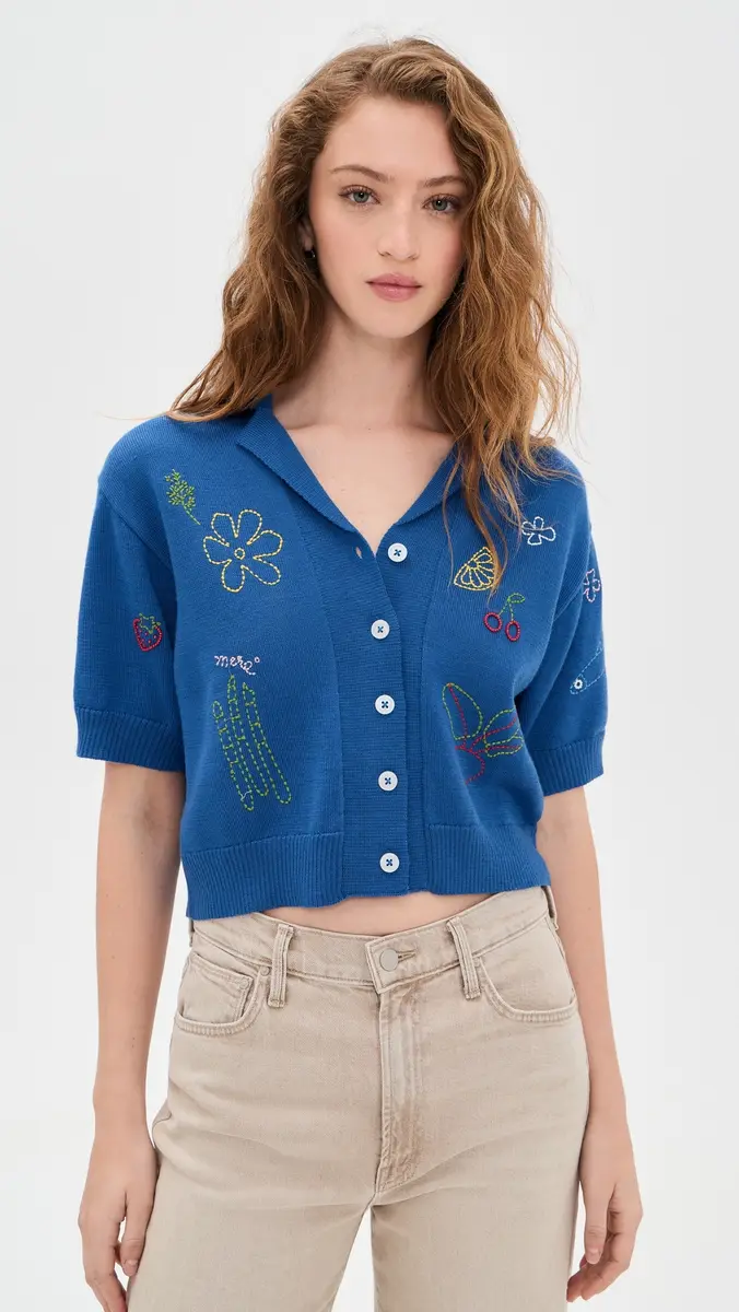 Mother The Boxy Raquette Cardigan | Thumbnail 2 Mother The Boxy Raquette Cardigan | Thumbnail 2