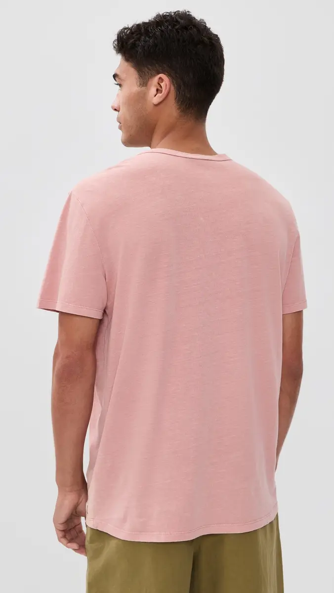 Marine Layer Relaxed Hemp Cotton Tee Withered Rose | Thumbnail 3 Marine Layer Relaxed Hemp Cotton Tee Withered Rose | Thumbnail 3