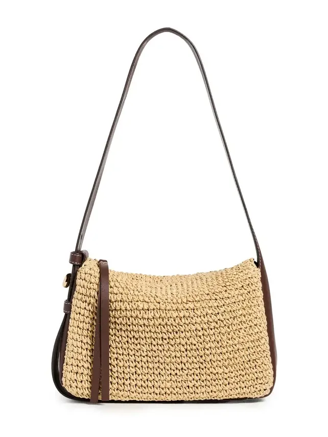 Tory Burch Romy Woven Small Shoulder Bag