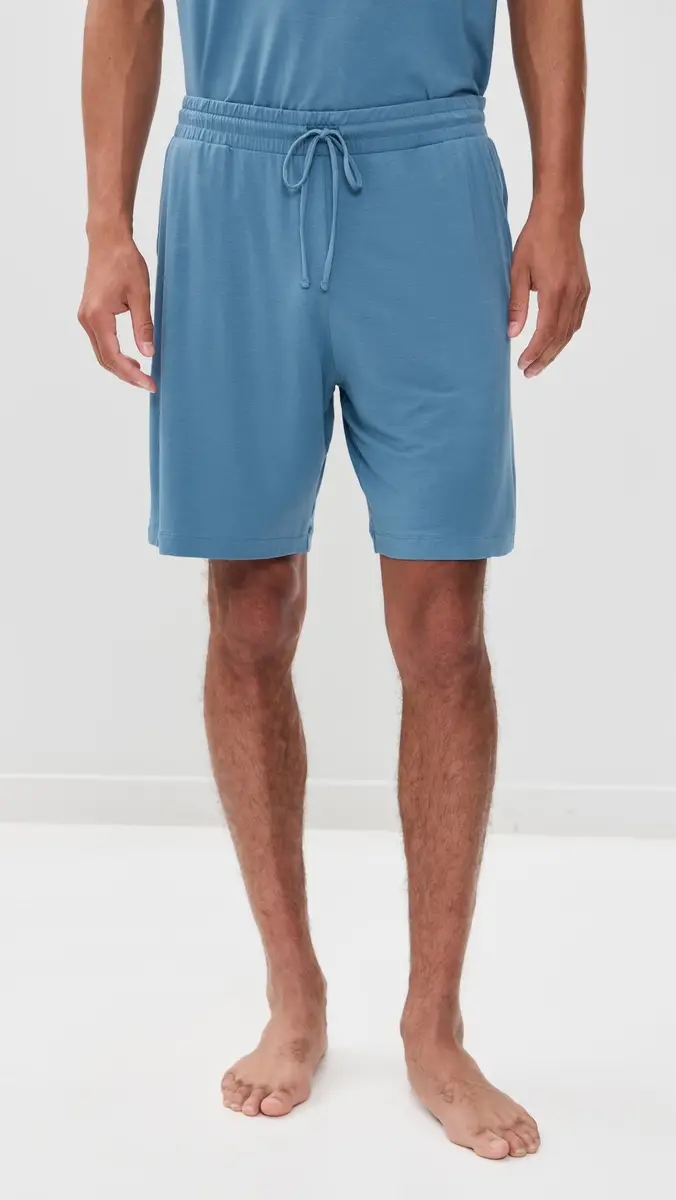 Eberjey Henry Modal Short Pajama Set Slate Blue | Thumbnail 5 Eberjey Henry Modal Short Pajama Set Slate Blue | Thumbnail 5