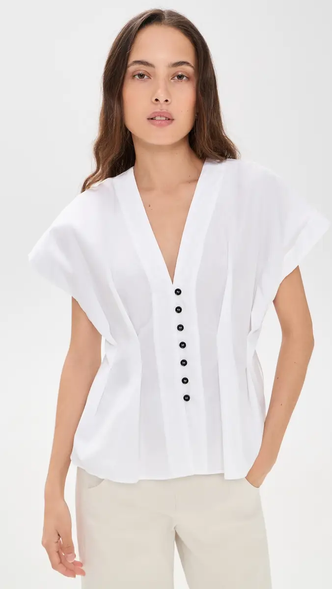 House of Dagmar Cinched Cotton Top | Thumbnail 2 House of Dagmar Cinched Cotton Top | Thumbnail 2