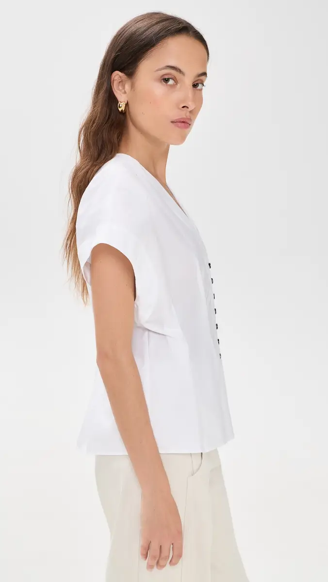 House of Dagmar Cinched Cotton Top | Thumbnail 4 House of Dagmar Cinched Cotton Top | Thumbnail 4