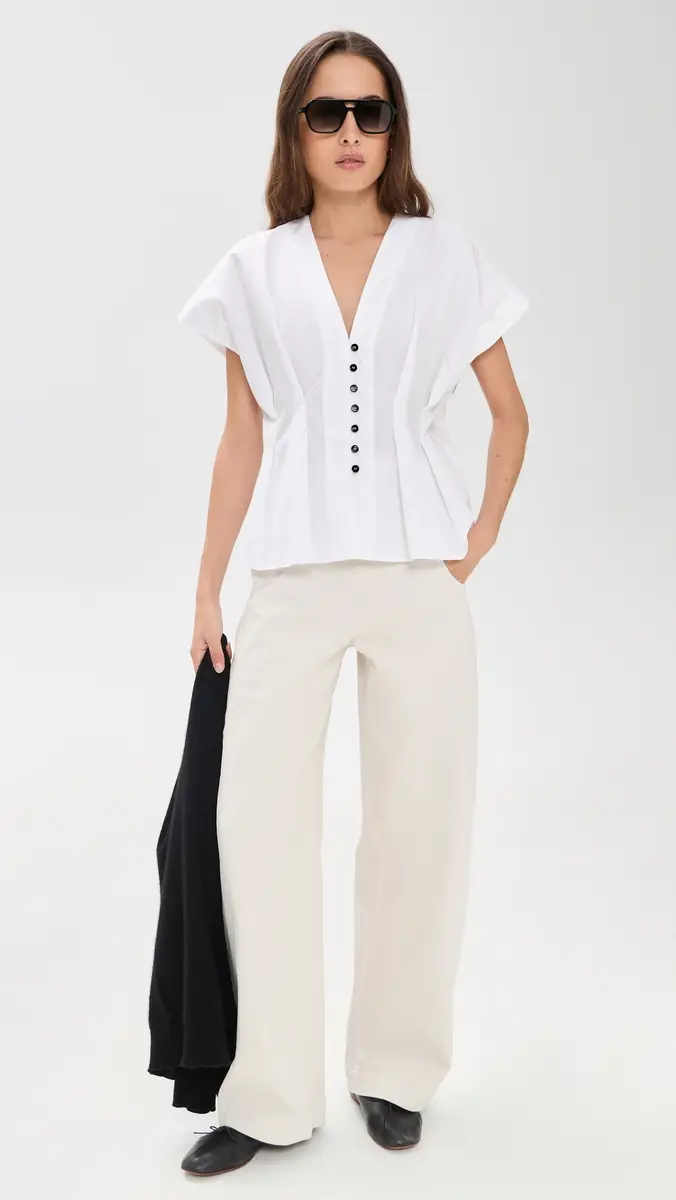 House of Dagmar Cinched Cotton Top | Thumbnail 5 House of Dagmar Cinched Cotton Top | Thumbnail 5