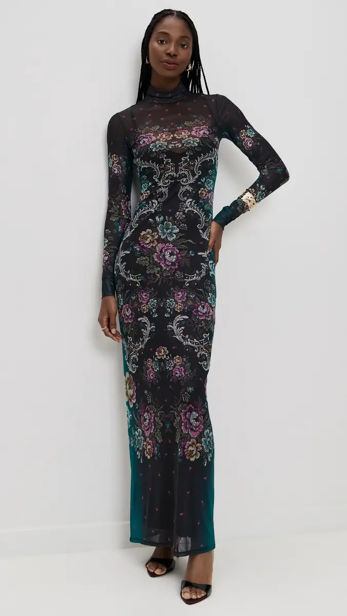 AFRM Billie Dress Baroque Floral | Thumbnail 2 AFRM Billie Dress Baroque Floral | Thumbnail 2