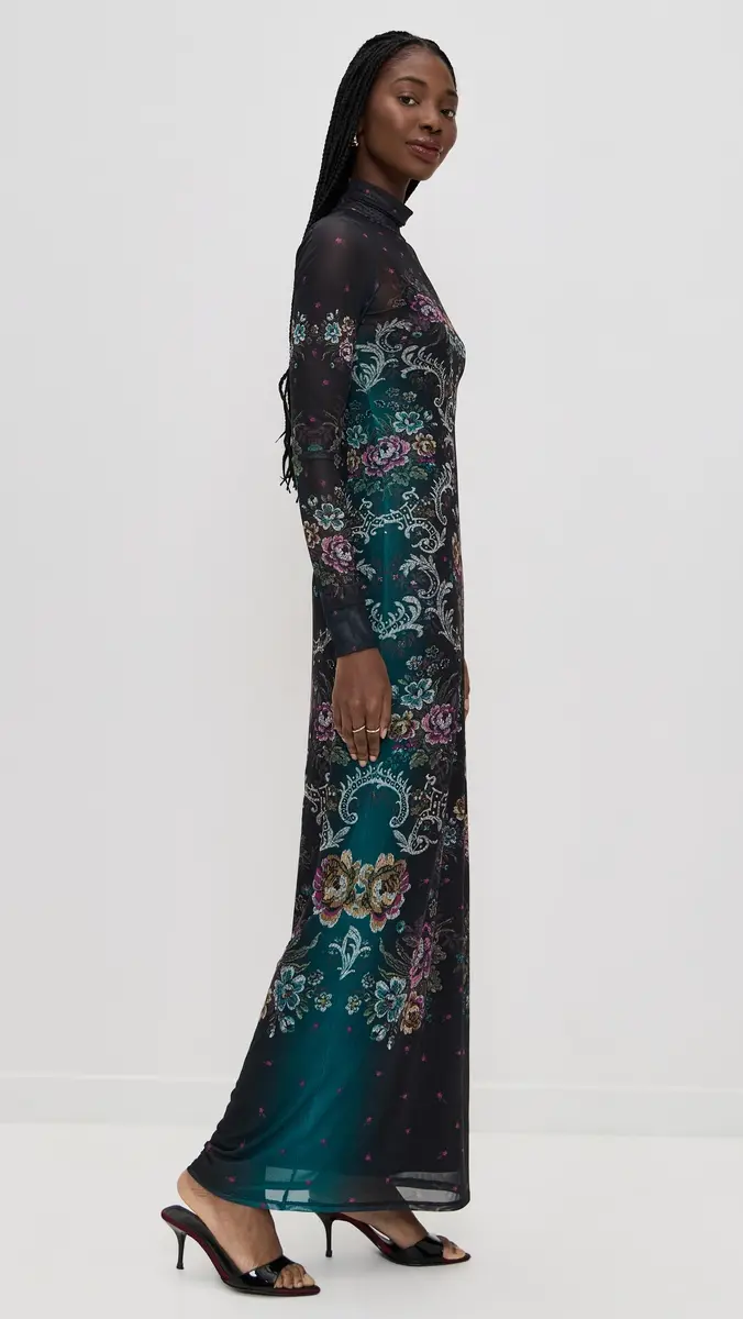 AFRM Billie Dress Baroque Floral | Thumbnail 4 AFRM Billie Dress Baroque Floral | Thumbnail 4