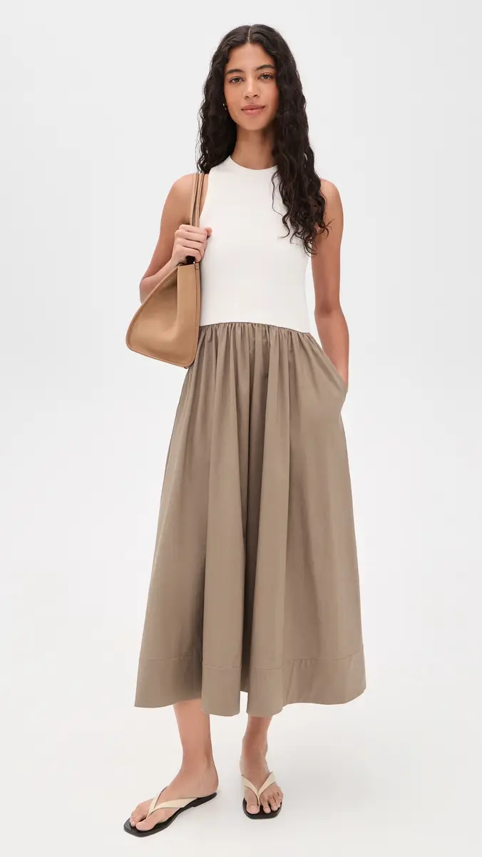 Sold Out NYC The RSVP Dress In Cream and Stone Cream & Stone | Thumbnail 5 Sold Out NYC The RSVP Dress In Cream and Stone Cream & Stone | Thumbnail 5