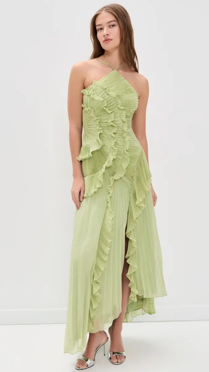 AMUR Lorelie Halter Gown Stem | Thumbnail 5 AMUR Lorelie Halter Gown Stem | Thumbnail 5