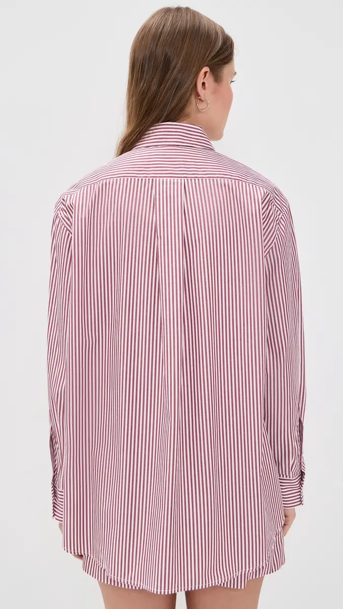 House of Dagmar Asymmetric Collared Shirt | Thumbnail 3 House of Dagmar Asymmetric Collared Shirt | Thumbnail 3