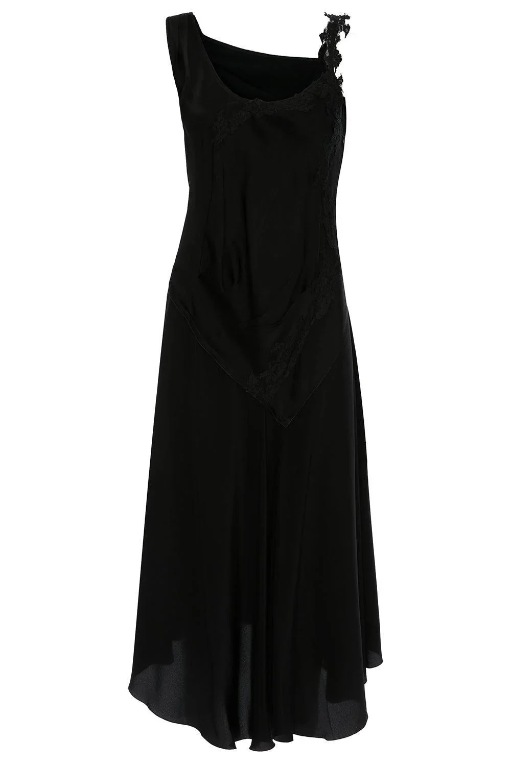 Victoria Beckham Asymmetric Lace Detail Dress