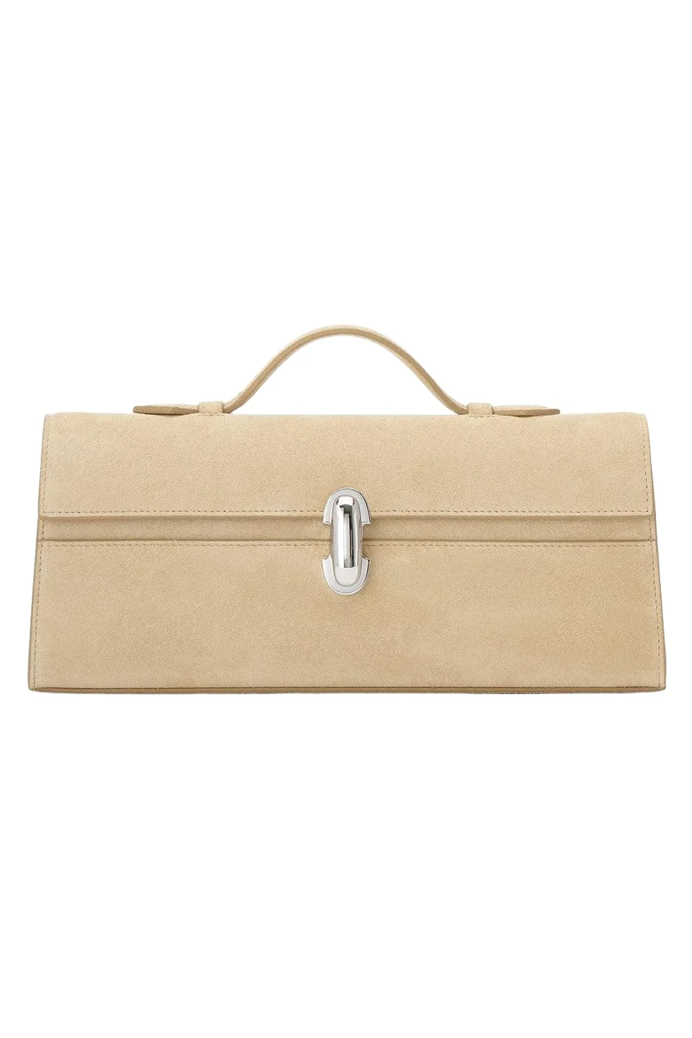 Slim Symmetry Pochette - Flax Suede Slim Symmetry Pochette - Flax Suede
