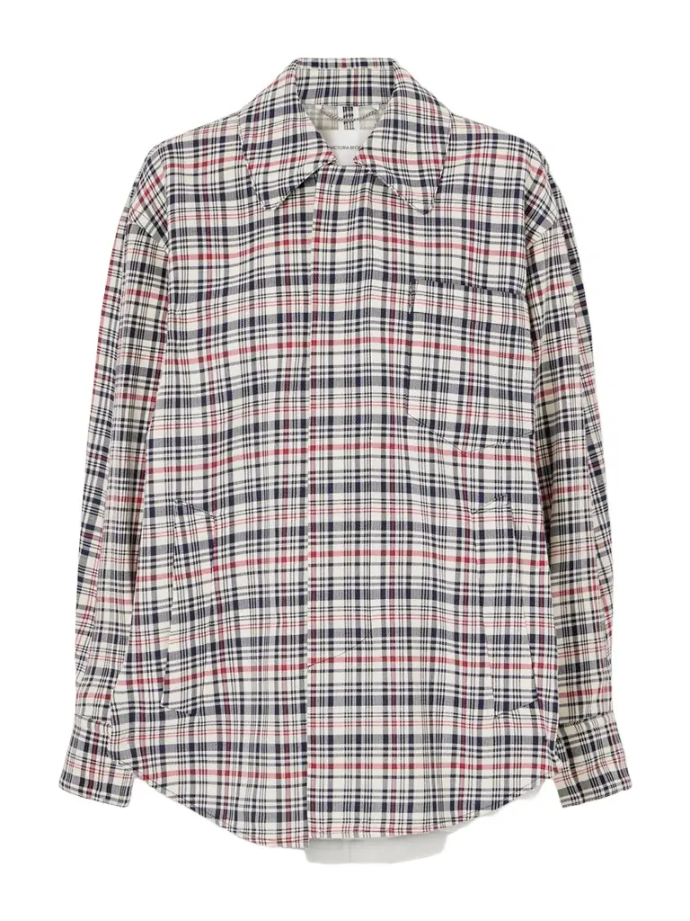 Cocoon Checked Cotton And Virgin Wool-blend Jacket