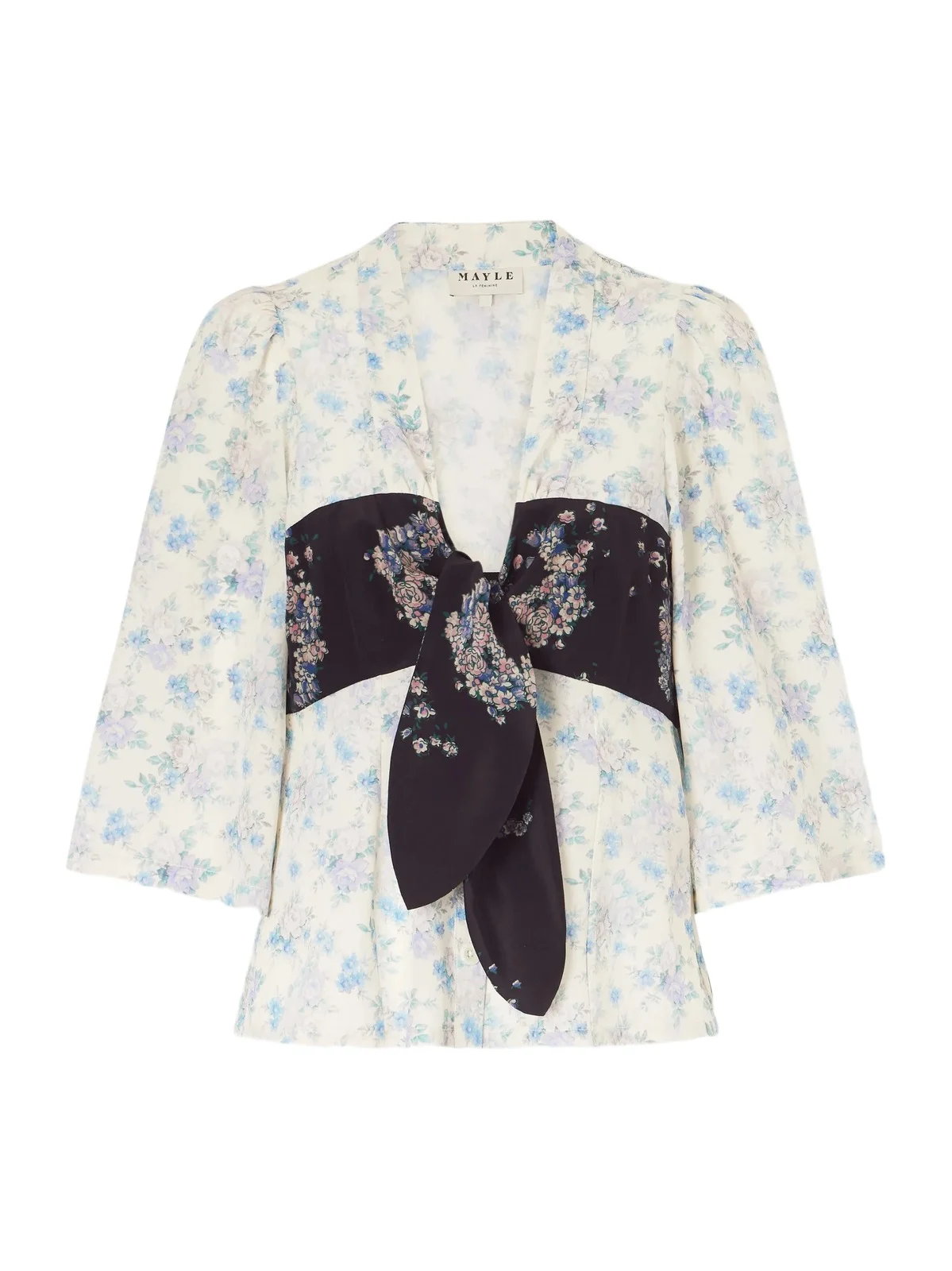 Kazu Floral-print Silk Top Kazu Floral-print Silk Top