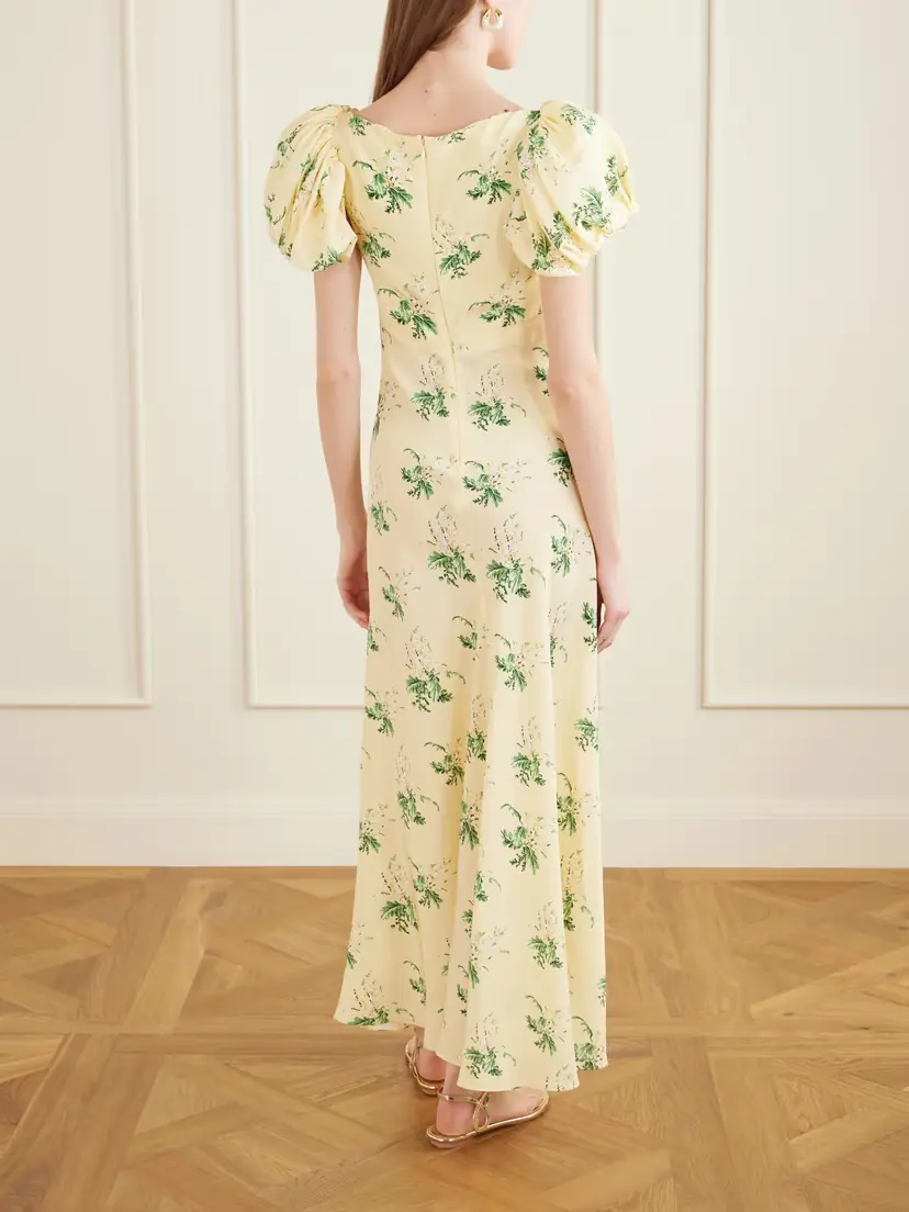 Rodarte Floral-print Silk Gown | Thumbnail 3