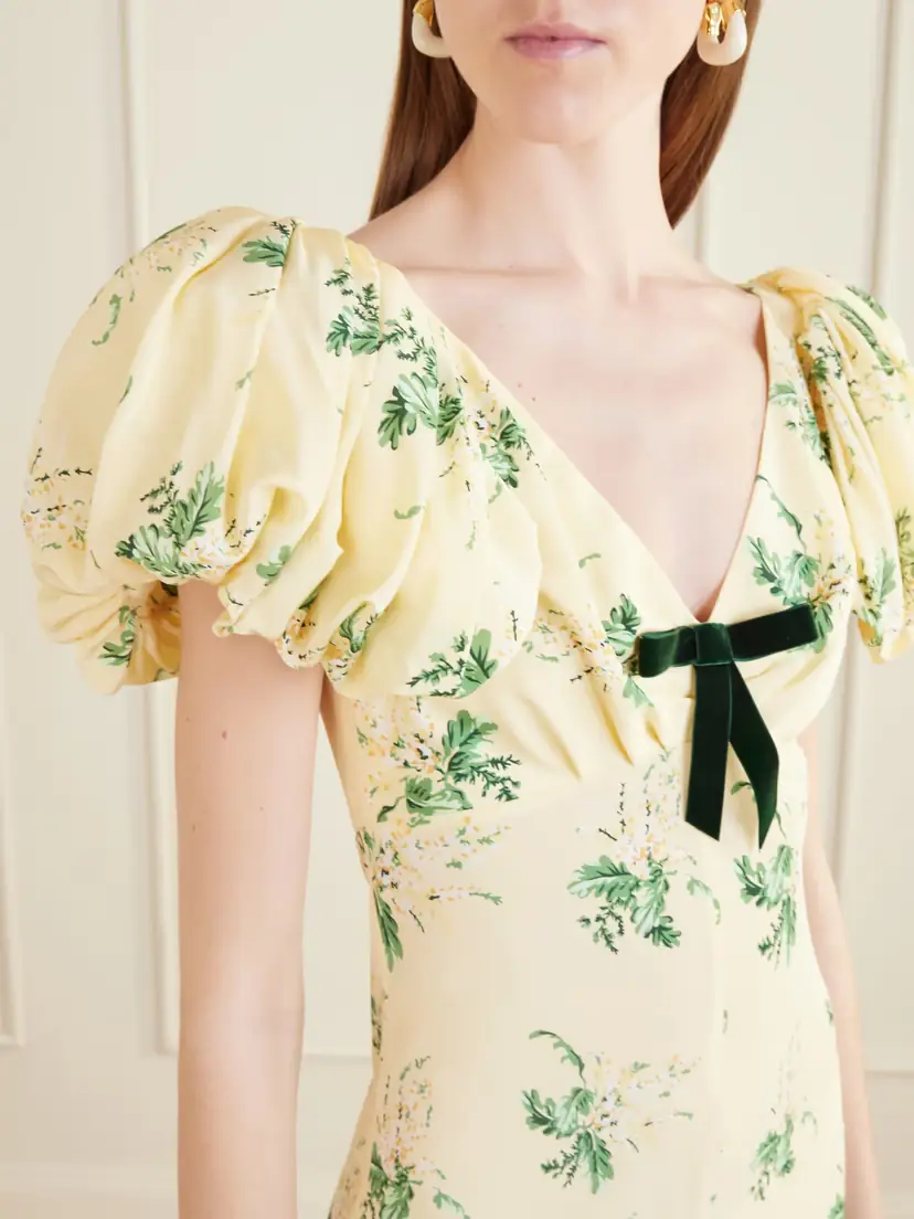 Rodarte Floral-print Silk Gown | Thumbnail 4