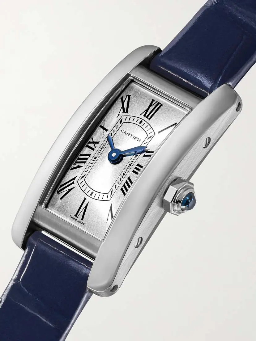 Cartier Tank Américaine Mini 28mm Stainless Steel And Alligator Watch | Thumbnail 3 Cartier Tank Américaine Mini 28mm Stainless Steel And Alligator Watch | Thumbnail 3