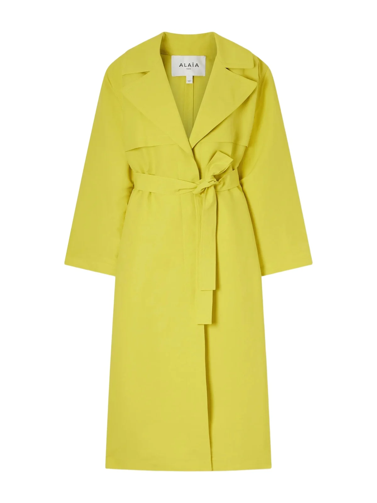 Belted Paper-blend Trench Coat