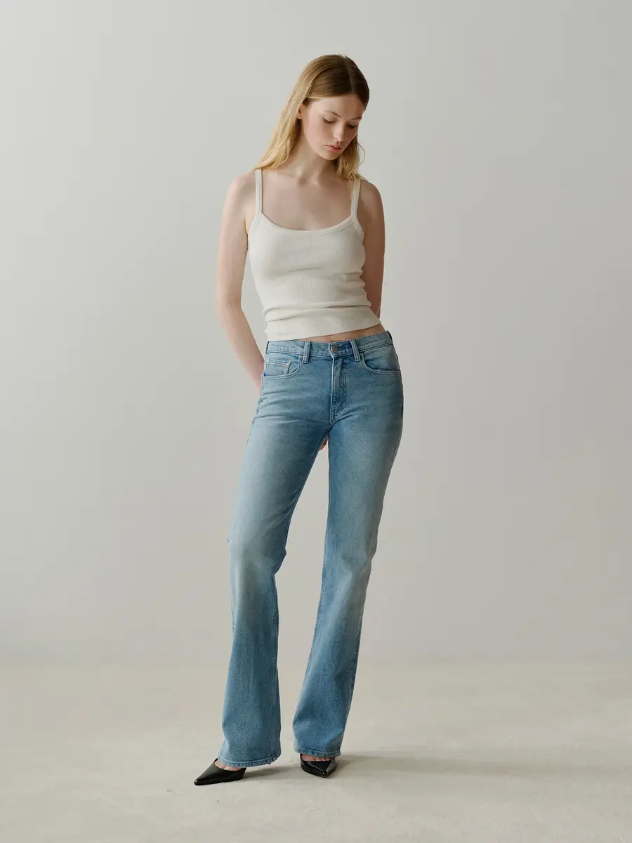 DL1961 Bella Slim Boot Mid-Rise Jeans | Thumbnail 2 DL1961 Bella Slim Boot Mid-Rise Jeans | Thumbnail 2