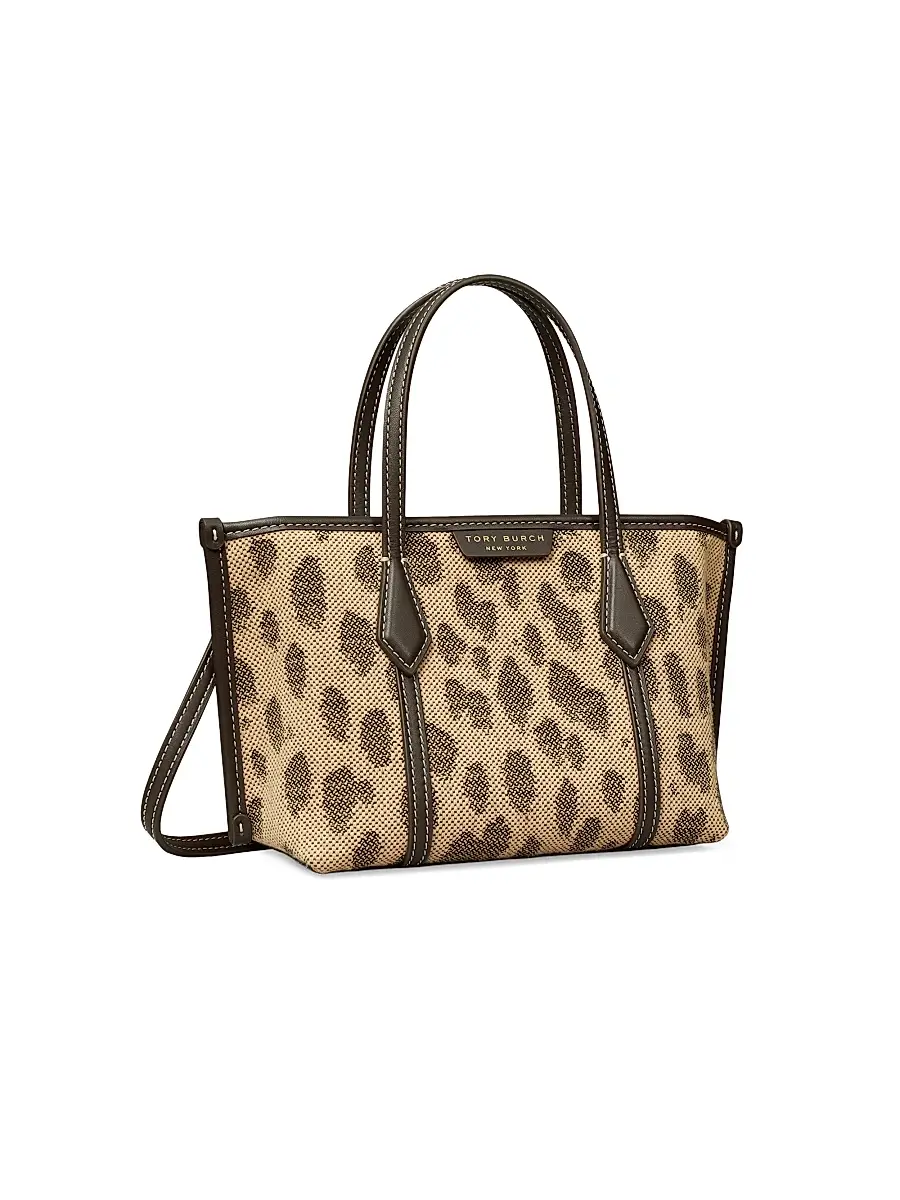 Tory Burch Women's Perry Mini Cheetah-Print Tote Bag | Thumbnail 3 Tory Burch Women's Perry Mini Cheetah-Print Tote Bag | Thumbnail 3