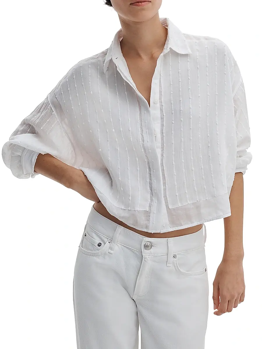 rag & bone Women's Marin Long-Sleeve Combo Shirt | Thumbnail 5 rag & bone Women's Marin Long-Sleeve Combo Shirt | Thumbnail 5