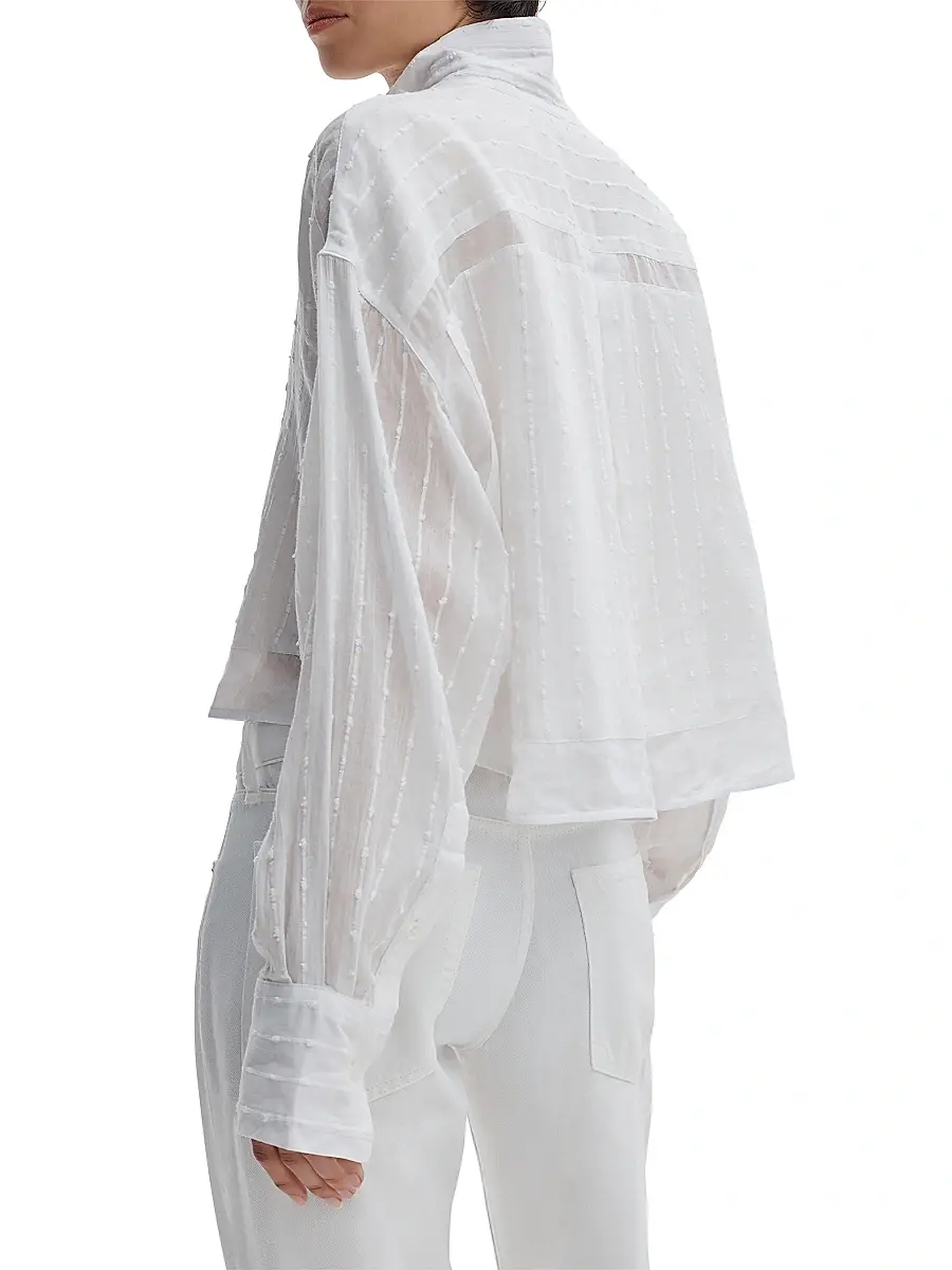 rag & bone Women's Marin Long-Sleeve Combo Shirt | Thumbnail 6 rag & bone Women's Marin Long-Sleeve Combo Shirt | Thumbnail 6