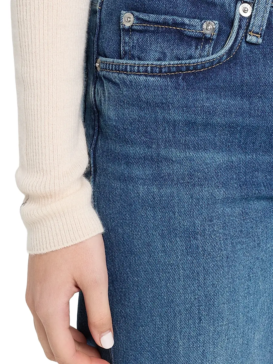 rag & bone Women's Harlow Low-Rise Ankle Straight Jeans | Thumbnail 6 rag & bone Women's Harlow Low-Rise Ankle Straight Jeans | Thumbnail 6