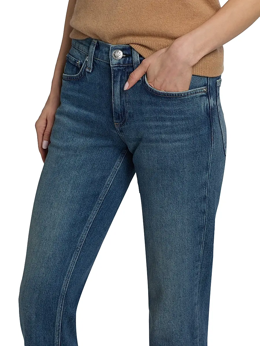 rag & bone Women's Harlow Low-Rise Ankle Straight Jeans | Thumbnail 7 rag & bone Women's Harlow Low-Rise Ankle Straight Jeans | Thumbnail 7