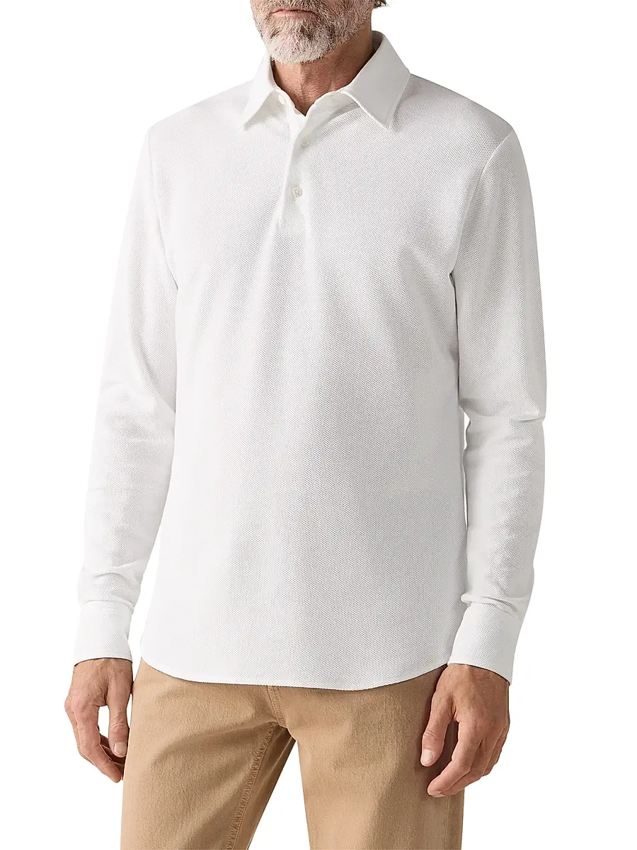 Zegna Men's Cotton Polo Shirt | Thumbnail 2