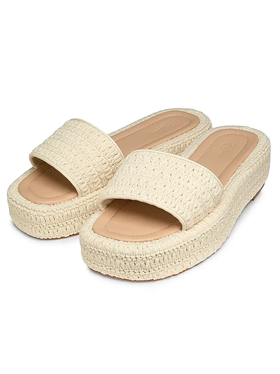 22élevé Women's Crochet Platform Sandals | Thumbnail 2 22élevé Women's Crochet Platform Sandals | Thumbnail 2
