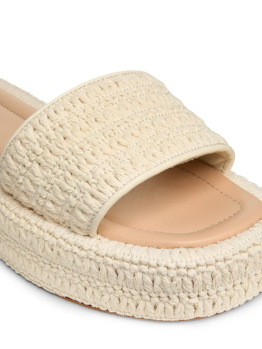 22élevé Women's Crochet Platform Sandals | Thumbnail 5 22élevé Women's Crochet Platform Sandals | Thumbnail 5