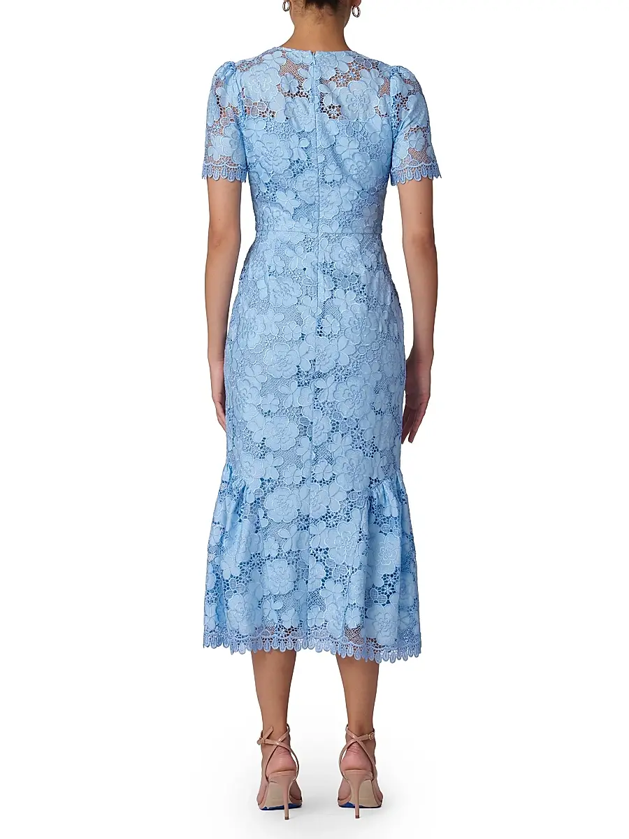 Shoshanna Women's Emmie Lace Midi-Dress | Thumbnail 3 Shoshanna Women's Emmie Lace Midi-Dress | Thumbnail 3
