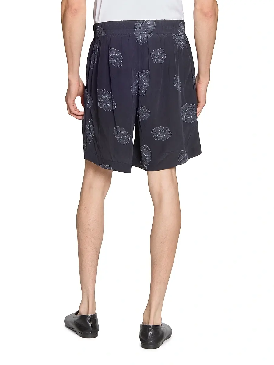 OFFICINE GÉNÉRALE Men Fynn Crepe Cloud Lines Shorts | Thumbnail 5