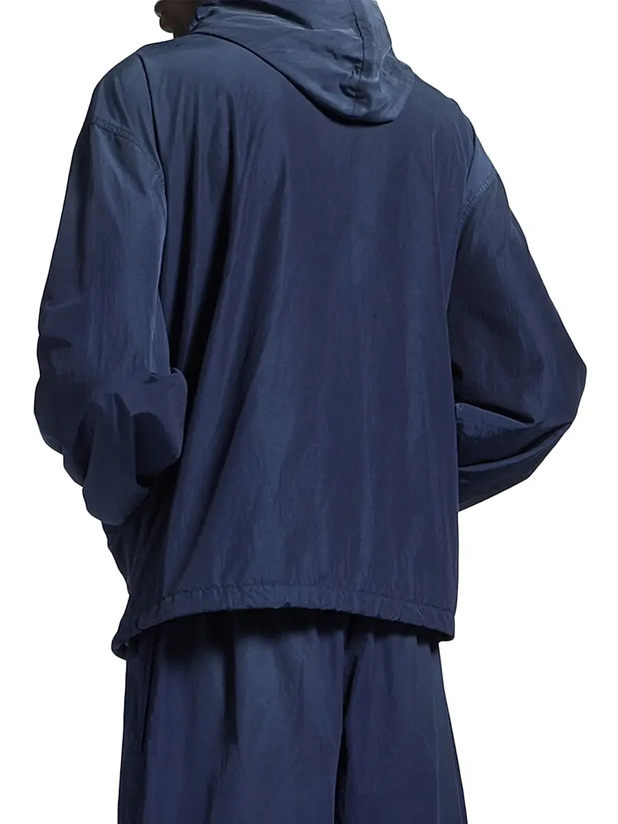 Balenciaga Men's Hooded Rain Jacket | Thumbnail 4 Balenciaga Men's Hooded Rain Jacket | Thumbnail 4
