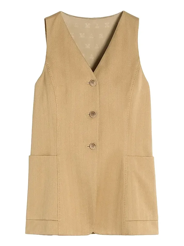 Max Mara Women's Pinstripe Jacquard Jersey Gilet