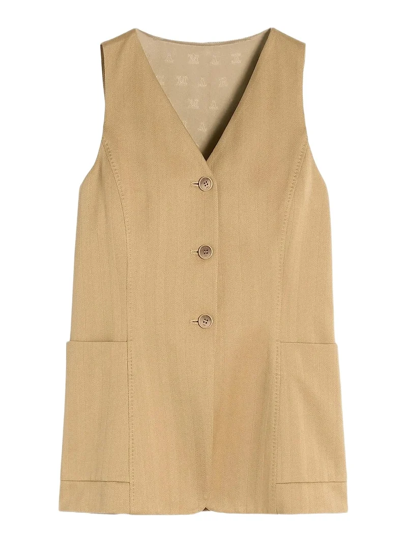 Max Mara Women's Pinstripe Jacquard Jersey Gilet