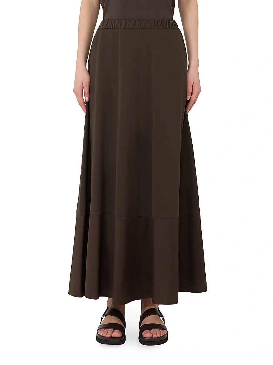 MM Max Mara Women's Cotton Jersey Circle Skirt | Thumbnail 3 MM Max Mara Women's Cotton Jersey Circle Skirt | Thumbnail 3