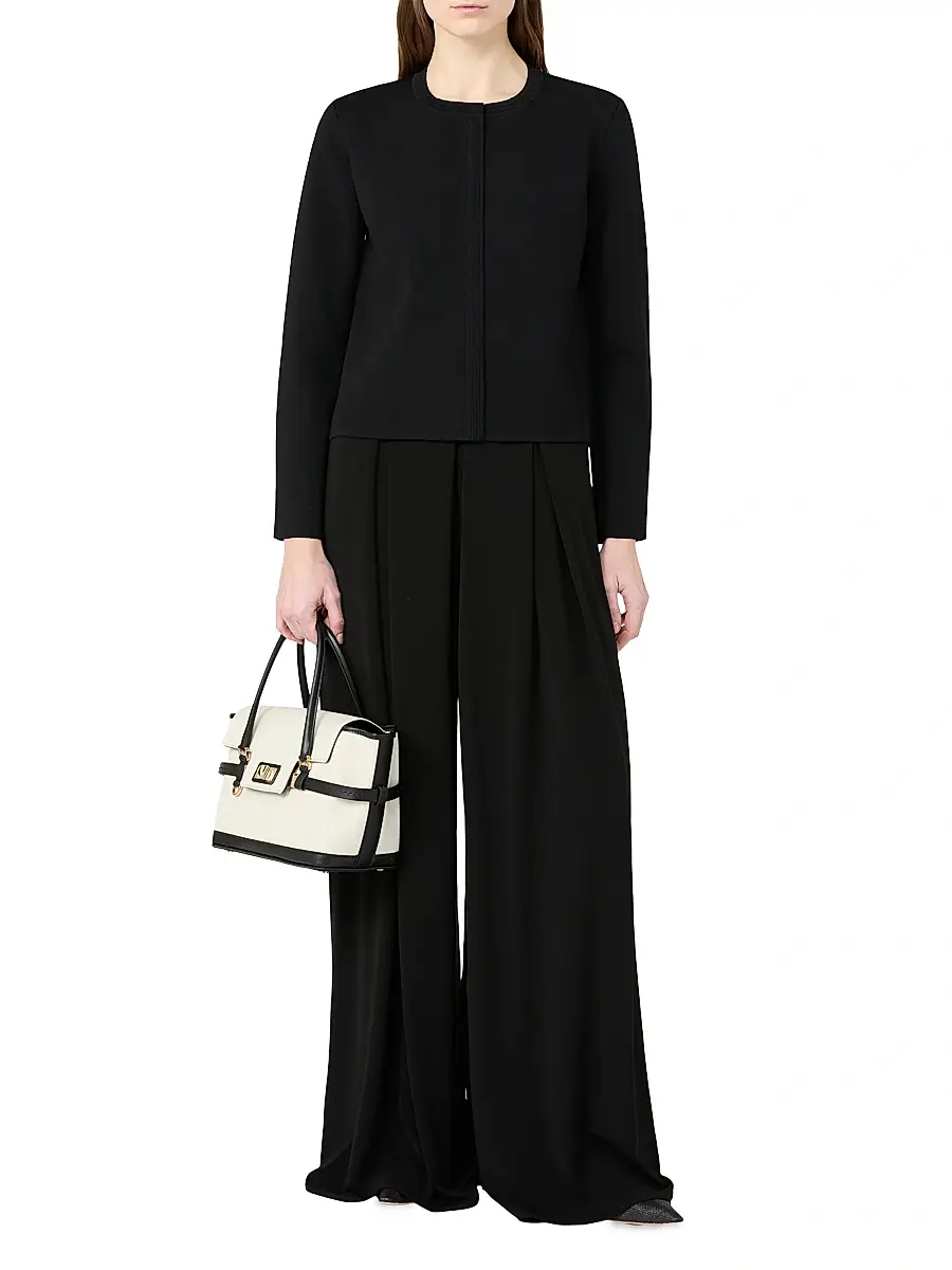 Max Mara Women's Technical Viscose Crepe Jersey Trousers | Thumbnail 4 Max Mara Women's Technical Viscose Crepe Jersey Trousers | Thumbnail 4
