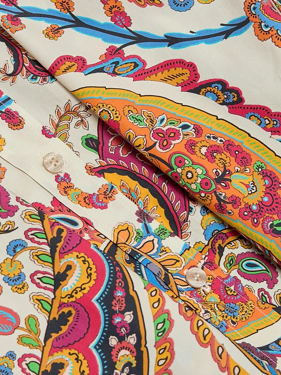 Etro Women's Paisley Print Cotton Shirtdress | Thumbnail 7 Etro Women's Paisley Print Cotton Shirtdress | Thumbnail 7