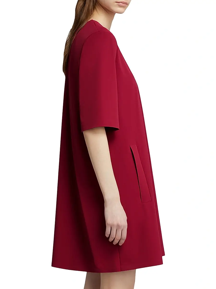 MM Max Mara Women's Flared Jersey Mini Dress | Thumbnail 3 MM Max Mara Women's Flared Jersey Mini Dress | Thumbnail 3