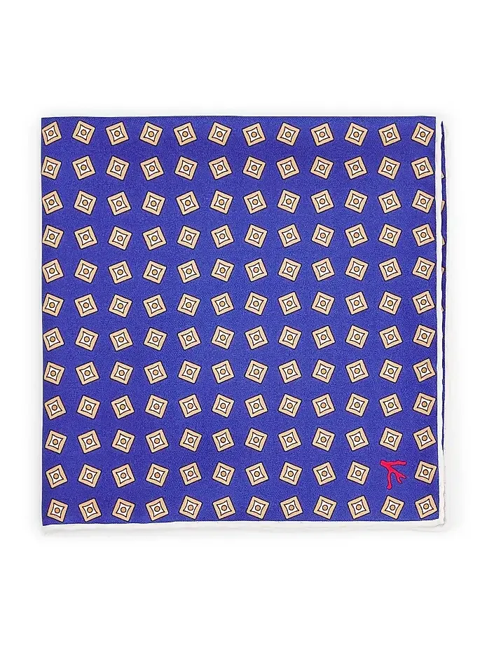 Men's Square Silk Pocket Square