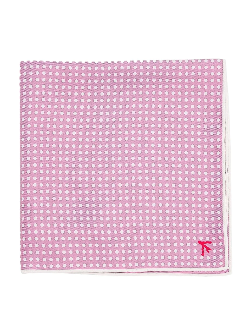Men's Pin Dot Silk Pocket Square Men's Pin Dot Silk Pocket Square