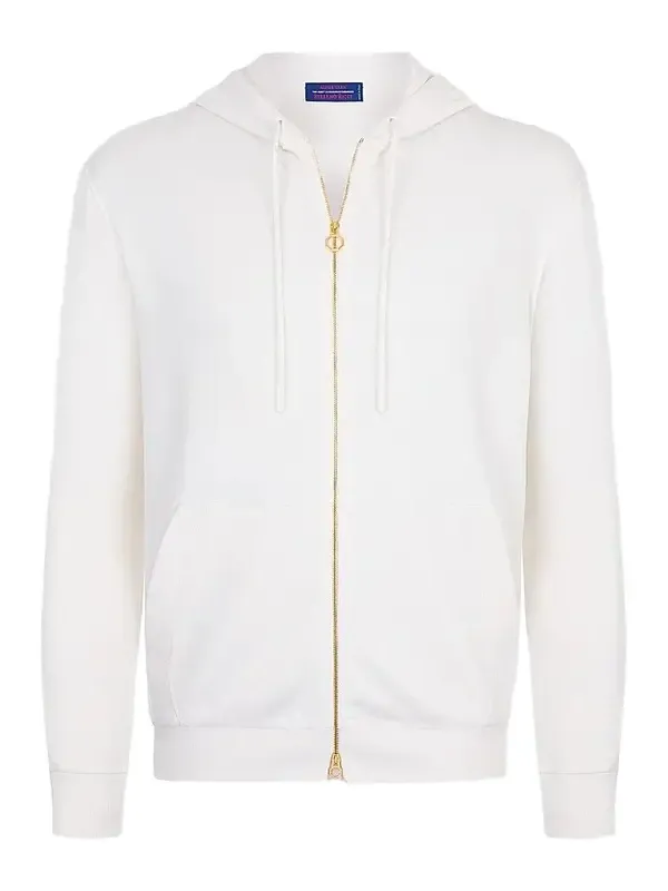 Stefano Ricci Men's Alpha Yarn Cashmere Jogging Blouson Sweater