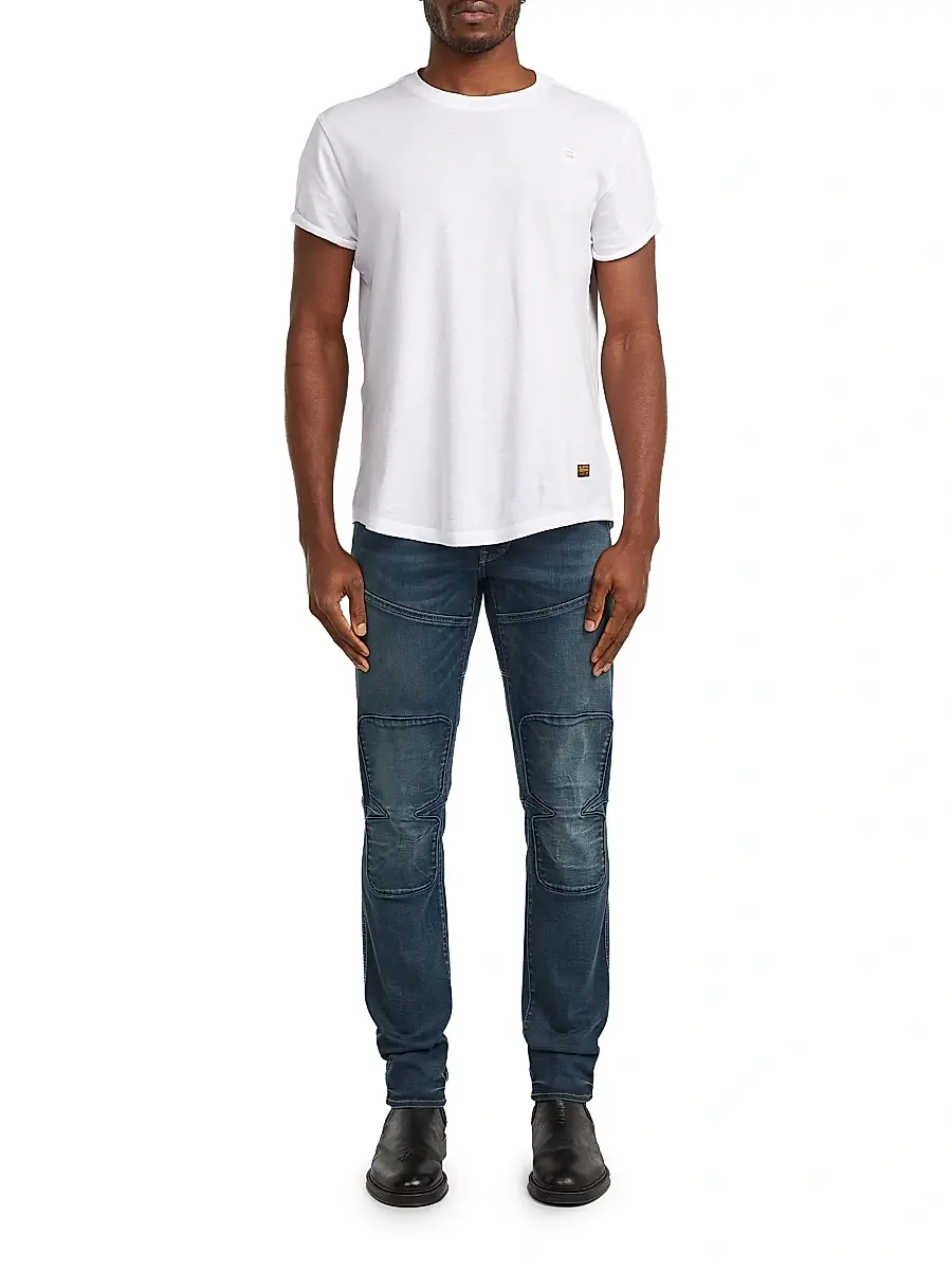 G-Star Men's Anatomic Denim Biker 3D Patch Slim-Fit Jeans | Thumbnail 2 G-Star Men's Anatomic Denim Biker 3D Patch Slim-Fit Jeans | Thumbnail 2