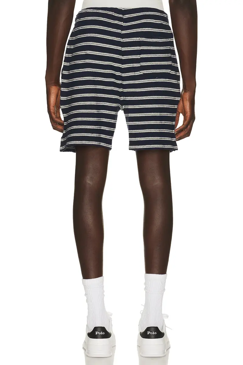 Polo Ralph Lauren Cotton Club Bar Stripe Textured Pull On Short | Thumbnail 2