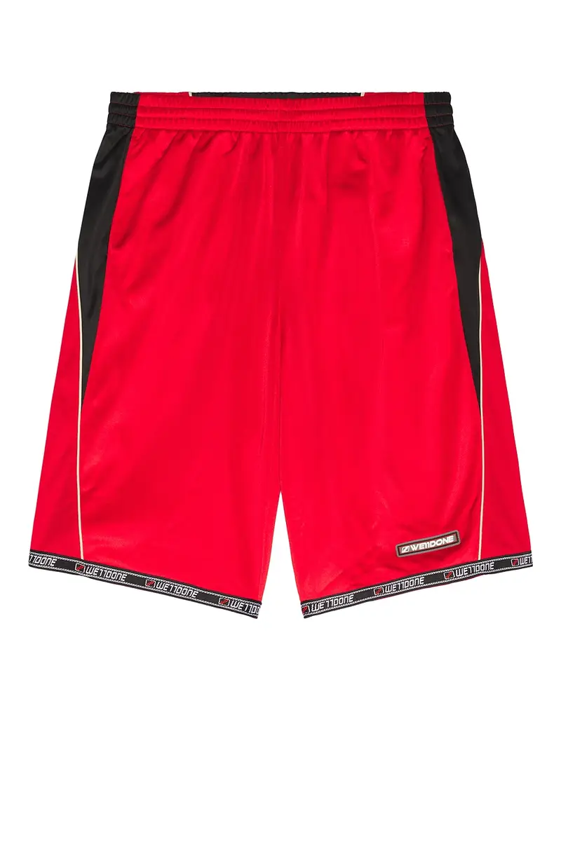 We11Done Sporty Football Jersey Shorts | Thumbnail 4 We11Done Sporty Football Jersey Shorts | Thumbnail 4