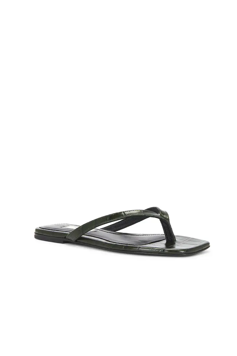 TOTEME Croco Embossed Flip Flop | Thumbnail 2 TOTEME Croco Embossed Flip Flop | Thumbnail 2