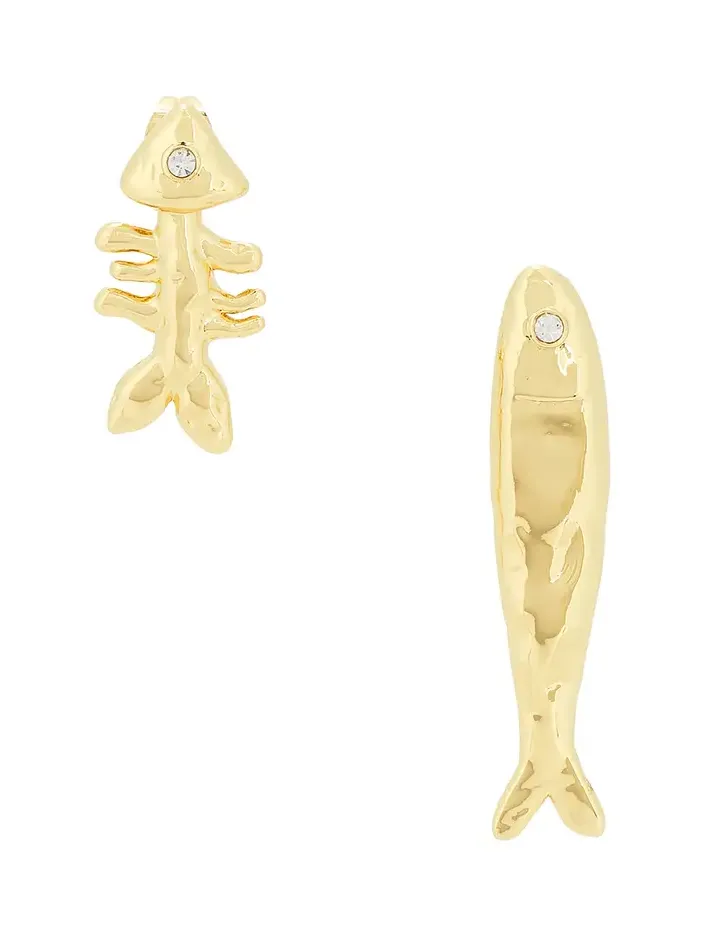 éliou Sardine And Fishbone Earrings