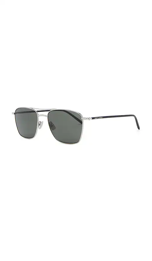 Saint Laurent SL Logo Pilot Sunglasses | Thumbnail 5