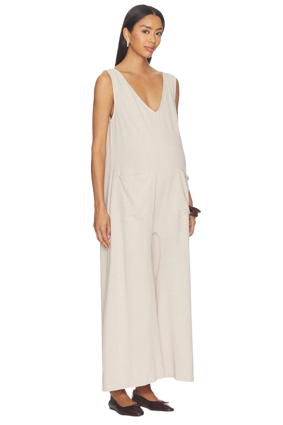 Oversized Linen Jumpsuit