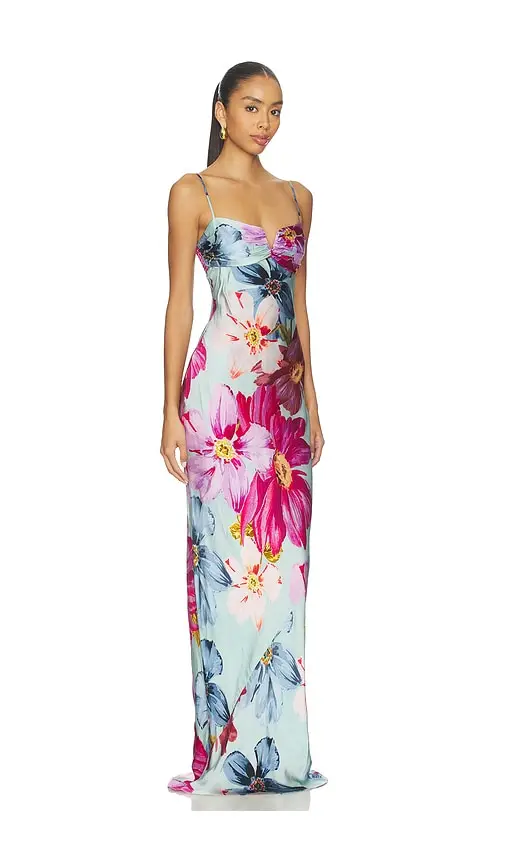 Amanda Uprichard Ira Maxi Dress | Thumbnail 2 Amanda Uprichard Ira Maxi Dress | Thumbnail 2